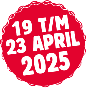 Zaterdag 19 april t/m woensdag 23 april 2025